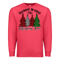 Cardinal rocking around the christmas tree Premium Sweatshirt - Bettercallsaul