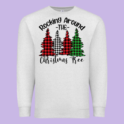 Rocking Around The Christmas Tree Premium Sweatshirt Designed By Bettercallsaul
