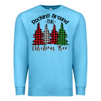 Ocean Blue rocking around the christmas tree Premium Sweatshirt - Bettercallsaul