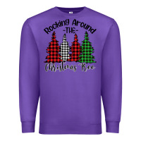 Purple rocking around the christmas tree Premium Sweatshirt - Bettercallsaul