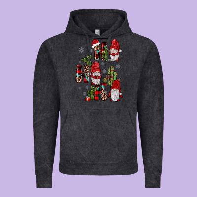 Ho Ho Ho Gnome Vintage Hoodie Designed By Jahusdesignshop