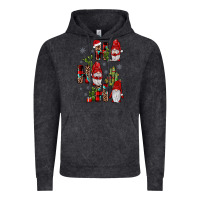 Vintage Black ho ho ho gnome Vintage Hoodie - JahusDesignShop