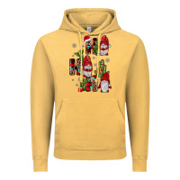 Vintage Mustard ho ho ho gnome Vintage Hoodie - JahusDesignShop