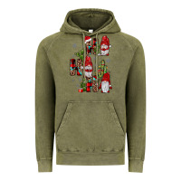 Vintage Olive ho ho ho gnome Vintage Hoodie - JahusDesignShop