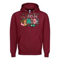 Burgundy birthday mode on Zipper Hoodie - MaliasSmallBusiness