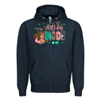 Navy birthday mode on Zipper Hoodie - MaliasSmallBusiness