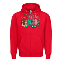 Red birthday mode on Zipper Hoodie - MaliasSmallBusiness