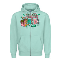 Seafoam birthday mode on Zipper Hoodie - MaliasSmallBusiness