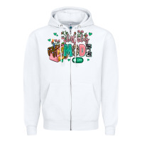 White birthday mode on Zipper Hoodie - MaliasSmallBusiness