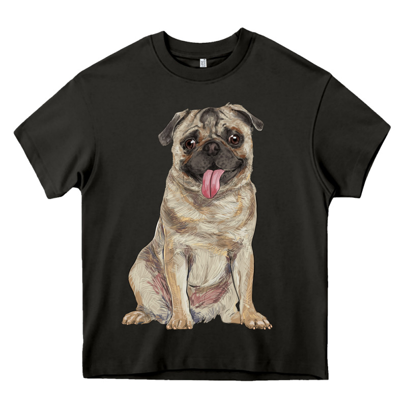 Pug Heavy Core Tee by RanaPortraitStore | Teevron