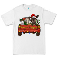 White merry christmas truck animals Premium Tee - RanaPortraitStore