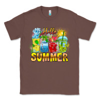 Chestnut Hello Summer Classic Tee - CowhideDigitalArt