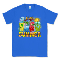 True Royal Hello Summer Classic Tee - CowhideDigitalArt