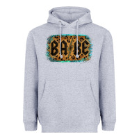 Heather Grey Leopard Pattern Babe Tried Heavyweight Hoodie - Bettercallsaul