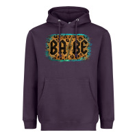 Plum Leopard Pattern Babe Tried Heavyweight Hoodie - Bettercallsaul
