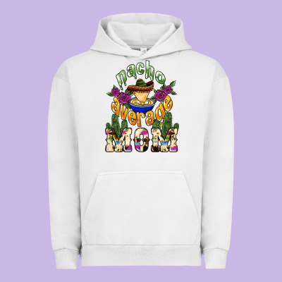 Nacho Average Mom Mother's Day Urban Hoodie Designed By Howdyjamesfarm