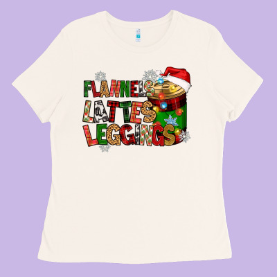 Flannels Lattes Ladies Tee Designed By Zillion Design Studio