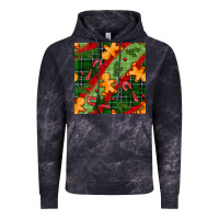 Cloud Black christmas gingerbread man and candy cane seamless pattern Vintage Hoodie - BundleAndBundleShop
