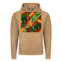 Vintage Camel christmas gingerbread man and candy cane seamless pattern Vintage Hoodie - BundleAndBundleShop
