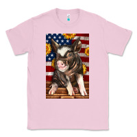 Bubblegum Pink Western American Pig Classic Tee - LillyAllenDesigns