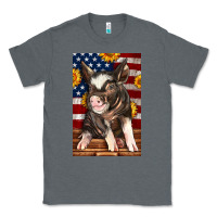Charcoal Heather Western American Pig Classic Tee - LillyAllenDesigns