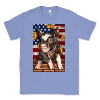 Colony Blue Western American Pig Classic Tee - LillyAllenDesigns