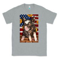 Heather Grey Western American Pig Classic Tee - LillyAllenDesigns