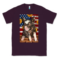 Plum Western American Pig Classic Tee - LillyAllenDesigns