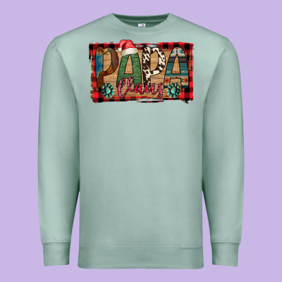 Papa Claus Beard Papa Claus Christmas Premium Sweatshirt Designed By Bettercallsaul