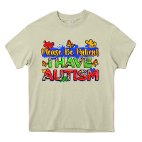 Mossy please be patient i have autism Heavy Core Tee - Zillion Design Studio