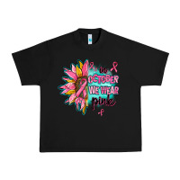 Black sunflower in october we wear pink Urban Heavy Tee - AdoDesignShop