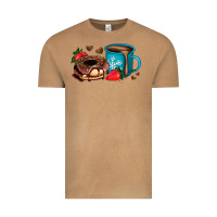 Vintage Camel donut coffee strawberry Vintage Tee - AdoDesignShop
