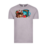 Vintage Zinc donut coffee strawberry Vintage Tee - AdoDesignShop