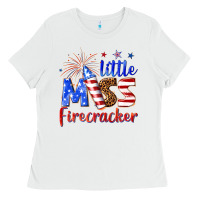 White little miss firecracker billie wilder Ladies Tee - texasbilliewilder