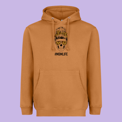 Sunflower Mom Skull Heavyweight Hoodie Designed By Bettercallsaul