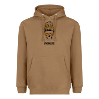 Toasted Coconut Sunflower Mom Skull Heavyweight Hoodie - Bettercallsaul