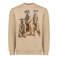 Mushroom 3 meerkat Heavyweight Sweatshirt - LillyAllenDesigns