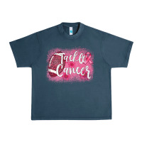 Midnight Navy tackle cancer football leopard Urban Heavy Tee - AdoDesignShop