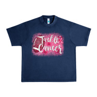Navy tackle cancer football leopard Urban Heavy Tee - AdoDesignShop