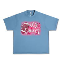 Pebble Blue tackle cancer football leopard Urban Heavy Tee - AdoDesignShop