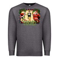 Charcoal Heather christmas friends squad Premium Sweatshirt - Bettercallsaul