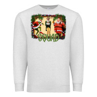 Oatmeal Heather christmas friends squad Premium Sweatshirt - Bettercallsaul