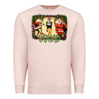 Pale Pink christmas friends squad Premium Sweatshirt - Bettercallsaul