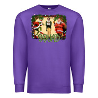 Purple christmas friends squad Premium Sweatshirt - Bettercallsaul