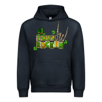 Navy Sham rockin skeleton hand St. Patrick's Urban Hoodie - CowGirlArtShop