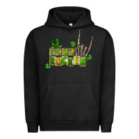 Pigment Black Sham rockin skeleton hand St. Patrick's Urban Hoodie - CowGirlArtShop