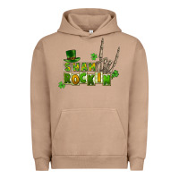 Pigment Burro Sham rockin skeleton hand St. Patrick's Urban Hoodie - CowGirlArtShop