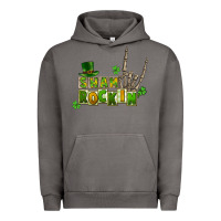 Pigment Tornado Sham rockin skeleton hand St. Patrick's Urban Hoodie - CowGirlArtShop