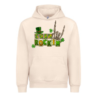 Sandshell Sham rockin skeleton hand St. Patrick's Urban Hoodie - CowGirlArtShop