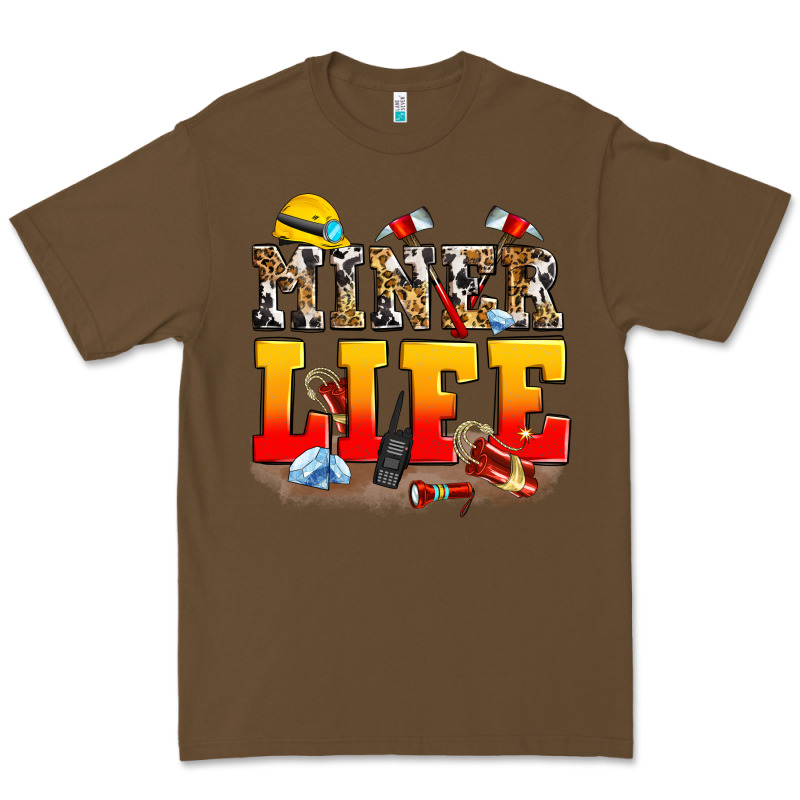 Miner Life Premium Tee by Zillion Design Studio | Teevron